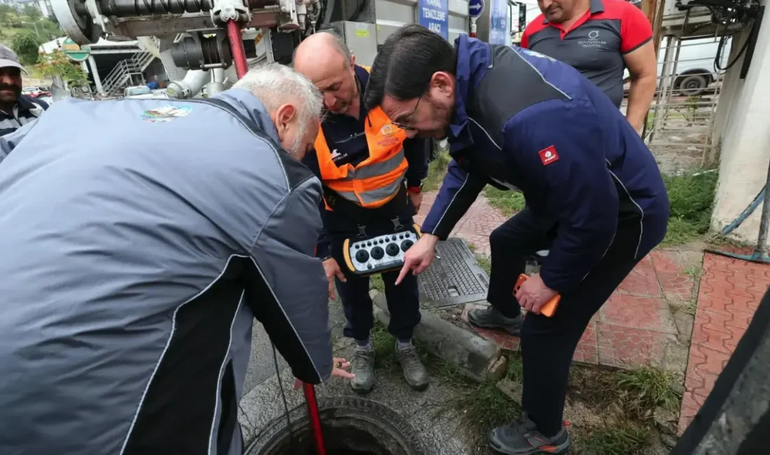 Tokat Belediyesi, Sanayi Sitesi’nde uzun süredir temizlenmeyen yağmur suyu ve