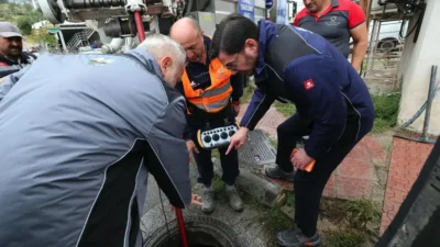 Tokat Belediyesi, Sanayi Sitesi’nde uzun süredir temizlenmeyen yağmur suyu ve
